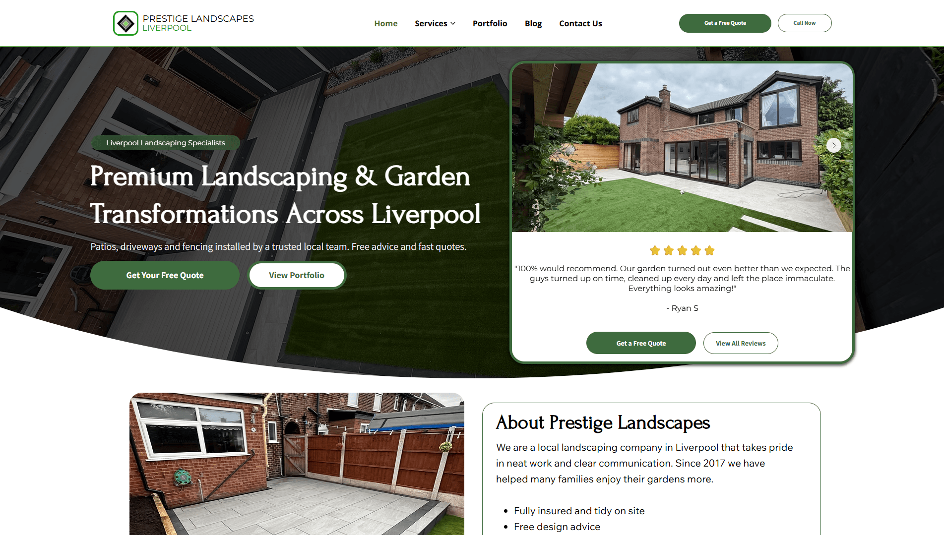 Prestige Landscapes Liverpool